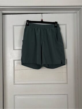 Columbia Men's Green Swim Shorts with Elastic Waist